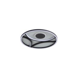 Searchlight 82100-39BK - Plafonieră LED dimmabilă ZENDISC, 20 W, 230 V, 3000 K, diam. 39 cm