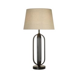 Searchlight EU91101NA - Lampă de masă CHIC 1xE27/60W/230V crem