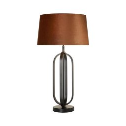 Searchlight EU91101OR - Lampă de masă CHIC 1xE27/60W/230V portocalie