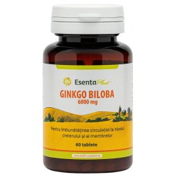 Ginkgo Biloba 6000 mg 60 tablete Esenta Plant