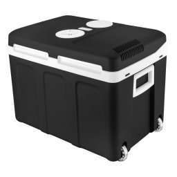 Lada frigorifica electrica First Austria FA-5170-2-BA, 58W, 40 L, Clasa F, 240/12V, Organizare interna, Negru/Alb