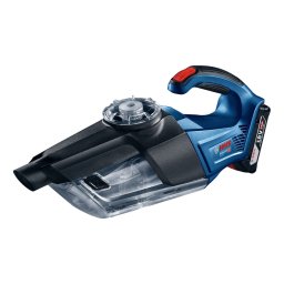 Aspirator portabil profesional cu acumulator 18V Bosch GAS 18V-1, debit aer 10l/s, capacitate colectare 0.7l, accesorii incluse, se livreaza fara acumulator si incarcator