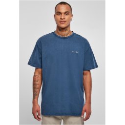 Large Small Spaceblue Embroidery T-Shirt