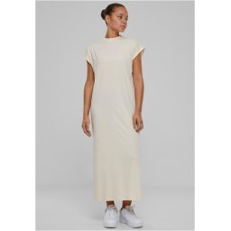 Women's Urban Classics Long Extended Shoulder Dress - Cream