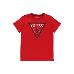 GUESS Tricou albastru / roșu / alb