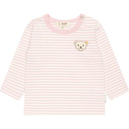 Steiff Collection Tricou alb kitt / maro / roz / alb