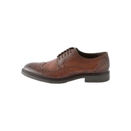 Next Pantofi cu șireturi 'Derby Brogues' maro coniac