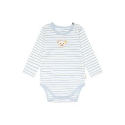 Steiff Collection Salopetă/Body bej / albastru deschis / alb