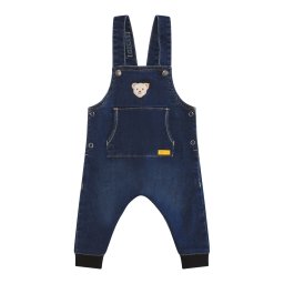 Steiff Collection Salopetă ecru / indigo / maro cappuccino