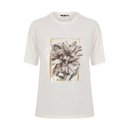 MEXX Tricou bej deschis / maro închis / auriu