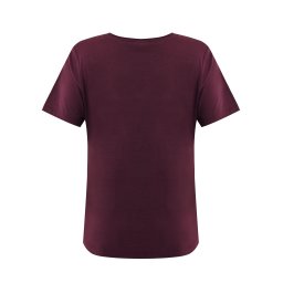 MEXX Tricou 'Clover' roșu burgundy