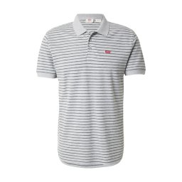 LEVI'S ® Tricou 'Housemark Polo' gri amestecat / negru / alb