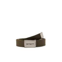 Carhartt WIP Curea ciocolatiu / argintiu