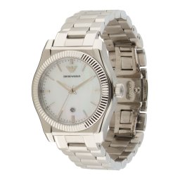 Emporio Armani Ceas analogic argintiu / alb