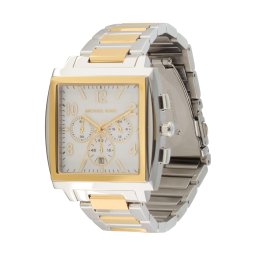 Michael Kors Ceas analogic 'RHYS' auriu / argintiu