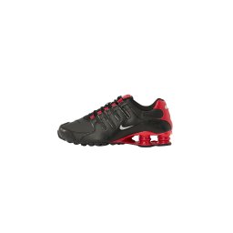 Nike Sportswear Sneaker low 'Shox NZ' roșu / negru / alb