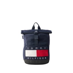 TOMMY HILFIGER Rucsac 'Heritage' albastru marin / gri grafit / roșu / alb