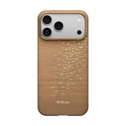 Husa Pitaka compatibila cu iPhone 17 Pro Ultra-Slim, Golden Glint (PitaTap)