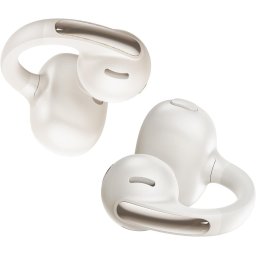 Casti True Wireless Baseus Bowie MC1 Open Ear Clip-On, AI, Bass Boost, IP57, Bluetooth 5.4, Alb