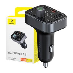 Modulator FM FM Transmitter S-09 Pro, Bluetooth (black)