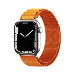 Pachet Curea Alpine pentru Apple Watch 38/40/41 mm, portocaliu, cu catarama din otel