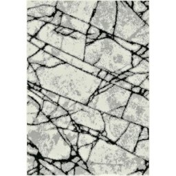 Covor Dreptunghiular, 60 x 110 cm, Gri, Model Cappuccino 16102