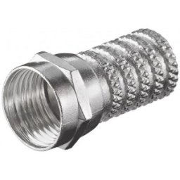 Set 8 x Mufa F, Lungime 20 mm pentru Cabluri cu Diametru de 6.0 mm