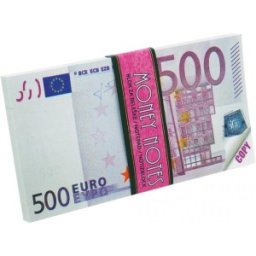 Set 3 x Carnet Notite, Model 500 Euro, 168 x 82 mm, 70 File, Optimum