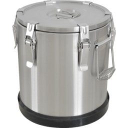 Vas Tip Termos, 36 l, 38 x 43 cm, Otel Inoxidabil, Baza din Cauciuc, Grunberg
