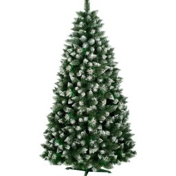Brad artificial Eufrasio cu Varfuri Ninse si CONURI 150 cm StarHome GiftGalaxy