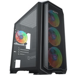 Carcasa ARGB Mini Tower Fara sursa mATX/mITX Negru