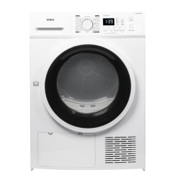 Masina de spalat rufe Uscator de rufe VIVAX CDR-0816SHP, Pompa de caldura, 8 kg, Clasa A++, Display LED, Start intarziat, Anti-sifonare, Uscare ajustabila, 16 programe, Alb