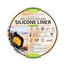 Forma rotunda din silicon pentru friteuza cu aer cald – 20.5 cm ZASS ZPL 05