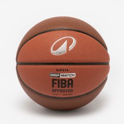 Minge de baschet FIBA mărimea 7 - GRIP MATCH BT500X Maro
