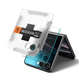 Folie sticla Samsung Galaxy Z Flip7 Spigen - Glas.tR EZ-FIT HD - clear