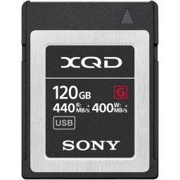 Carduri memorie Sony XQD seria G 120 GB, QDG120F, R 440MB/s, W 400MB/s