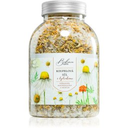 Bohemia Gifts & Cosmetics Bohemia Natur sare de baie cu trei feluri de plante mușețel, gălbenele, cimbru 1200 g