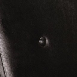 Fotoliu, negru, 61 x 70 x 74 cm, piele naturală