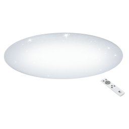 Plafonieră LED cu telecomanda Ø1000 albă cu efect cristal GIRON-S, 7800 lumeni