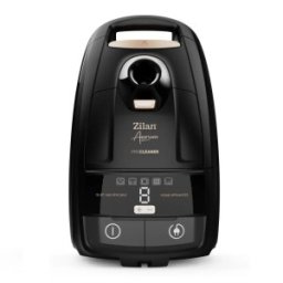 Aspirator cu Sac Zilan Aurum, Putere Motor si Consum 2400W, Capacitate 5 l, Furtun Pivotant 360°, Negru