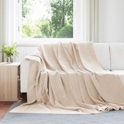 Paturi de aruncat 6 pcs Bej 240 x 270 cm Molton GartenMobel Dekor