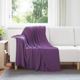 Patura de aruncat Violet 170 x 130 cm Molton GartenMobel Dekor