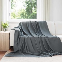Paturi de aruncat 24 pcs Gri închis 270 x 240 cm Molton GartenMobel Dekor