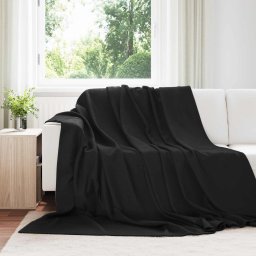 Paturi de aruncat 24 pcs Negru 270 x 240 cm Molton GartenMobel Dekor