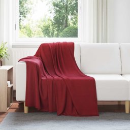 Paturi de aruncat 24 pcs Rosu Bordeaux 170 x 130 cm Molton GartenMobel Dekor
