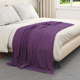 Paturi de aruncat 24 pcs Violet 170 x 130 cm Molton GartenMobel Dekor
