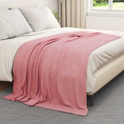 Paturi de aruncat 24 pcs Roz 200 x 150 cm Molton GartenMobel Dekor