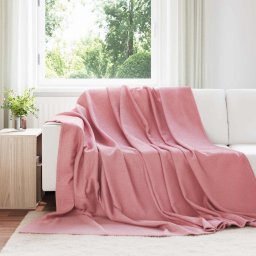 Paturi de aruncat 24 pcs Roz 270 x 240 cm Molton GartenMobel Dekor