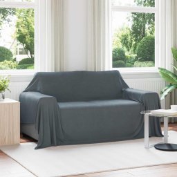 Patura de aruncat Gri închis 280 x 210 cm Molton GartenMobel Dekor