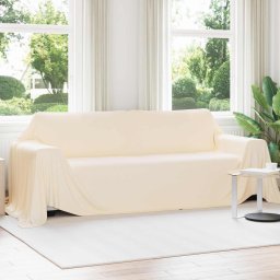 Paturi de aruncat 6 pcs Crem 350 x 270 cm Molton GartenMobel Dekor